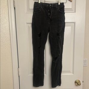 Forever 21 Black High Rise Denim Jeans